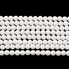 Cubic Zirconia Imitation Pearl Bead Strands ZIRC-P109-03A-09-1