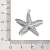 Non-Tarnish 304 Stainless Steel Pendants STAS-M323-32P-3