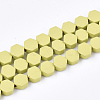 Spray Painted Non-magnetic Synthetic Hematite Beads Strands G-T116-03A-06-1