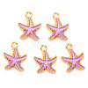 Alloy Enamel Pendants ENAM-S121-023E-2