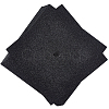 Square EVA Glitter Graduation Cap Topper Stickers DIY-WH20053-05C-1