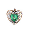 Retro Hollow Natural Malachite Pendants PW-WGAB5DC-11-1