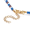 4Pcs 4 Colors Glass Seed Beaded Necklaces Set for Women NJEW-JN03950-5