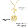 Witch Knot 304 Stainless Steel Hollow Pendant Necklaces for Women FS-WGCB0A9-12-1