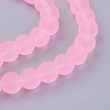 Baking Paint Transparent Glass Bead Strands X-GLAA-S031-8mm-20-3