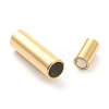 Ion Plating(IP) 304 Stainless Steel Magnetic Clasps STAS-O148-09D-G-4