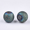 Electroplate Glass Beads X-EGLA-S178-03B-2