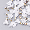 Polycotton(Polyester Cotton) Tassel Pendant Decorations FIND-S275-32G-2