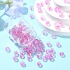 100Pcs Frosted Baking Paint Glass Beads DGLA-YW0001-36D-4