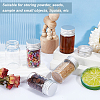 BENECREAT 20Pcs Glass Bead Containers CON-BC0007-31A-5