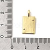Rack Plating Brass Pendants X1-KK-A268-01G-01-3