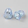 Transparent Acrylic Bead Caps TACR-WH0021-20G-2