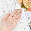 12Pcs Diamond Shape Brass Micro Clear Cubic Zirconia Stud Earring Findings KK-BBC0012-75-3
