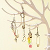 DIY Safety Pin Brooch Earring Making Kit DIY-FS0004-32-3