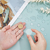 200Pcs 8 Styles Transparent Glass Cabochons GLAA-FH0001-88-3