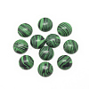 Synthetic Malachite Cabochons G-R416-12mm-38-1