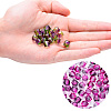 Two Tone Transparent Spray Painted Acrylic Beads ACRP-T005-26-M-4