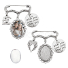 DIY Jewelry Kilt Pins Kits JEWB-GA00001-1