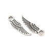Tibetan Style Alloy Wing Charms TIBEP-3344-AS-NR-3
