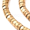 Electroplated Synthetic Non-magnetic Hematite Beads Strands G-H027-F01-01-4