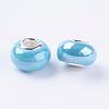 Handmade Porcelain Ceramic Spacer European Beads Fit Charm Bracelets X-OPDL-G001-5-2