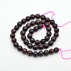 Natural Garnet Beads Strands G-E302-085-8mm-2