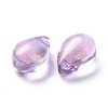 Transparent Glass Charms X-GGLA-M004-05B-03-3