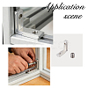 50 Bags L-shaped Aluminum Joint Corner Brackets with 2Pcs Screw FIND-FH0018-05-5