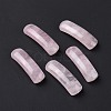 Natural Rose Quartz Connector Charms G-D460-02L-1