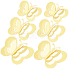 3Set 3D Butterfly PVC Mirrors Wall Stickers DIY-CN0001-85C-1