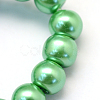 Baking Paint Pearlized Glass Pearl Round Bead Strands HY-Q003-6mm-69-3