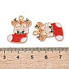 Alloy Enamel Pendants ENAM-I061-01KCG-27-3