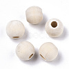 Natural Unfinished Wood Beads WOOD-Q038-12mm-1