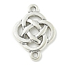 Tibetan Style Alloy Connector Charms TIBE-I026-6023AS-1