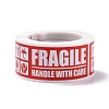 Self-Adhesive Paper Warning Tag Stickers X-DIY-K039-04C-3