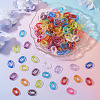 20Pcs Transparent Acrylic Quick Link Connectors OACR-TADJ0001-03K-5