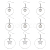 Stainless Steel Dangle Earrings STAS-UN0012-01-1