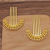 Alloy Hair Comb Findings PW-WG59223-02-1