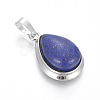 Natural Dyed Lapis Lazuli Pendants G-L512-C09-2