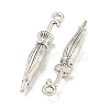 Tibetan Style Zinc Alloy Pendants TIBEP-R334-195AS-RS-2
