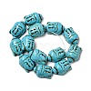 Synthetic Turquoise Beads X-TURQ-G119-20x29mm-08-2