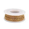 PVD Vacuum Plating 304 Stainless Steel Cable Chains CHS-D033-03G-02-3