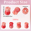100Pcs Synthetic Coral Dyed Beads SHEL-SC0002-11-2
