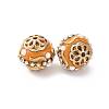 Handmade Resin Indonesia Round Beads IPDL-P005-16KCG-01-2