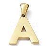 Ion Plating(IP) 316L Surgical Stainless Steel Pendants STAS-Q247-01G-01-2