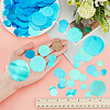 692pcs 6 Styles Iridescent PVC Paillette/Sequins Pendants KY-GO0001-10B-3