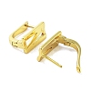 Brass Letter Stud Earrings for Women EJEW-A038-01N-G-2