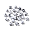 Opaque Acrylic Beads OACR-D320-01G-1
