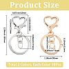 20Pcs 2 Colors Zinc Alloy Keychain Clasps FIND-SP0004-25-2