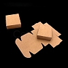 30Pcs Eco-Friendly Square Folding Kraft Paper Shipping Box CON-CJ0001-17-2